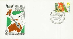 Beleg Niederlande, , .  Motiv: Luftfahrt,Flughäfen,internationale ...