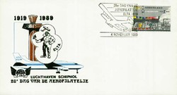 Beleg Niederlande, , .  Motiv: Luftfahrt,Flughäfen,internationale ...