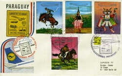 4905: Paraguay - Cancellations and seals