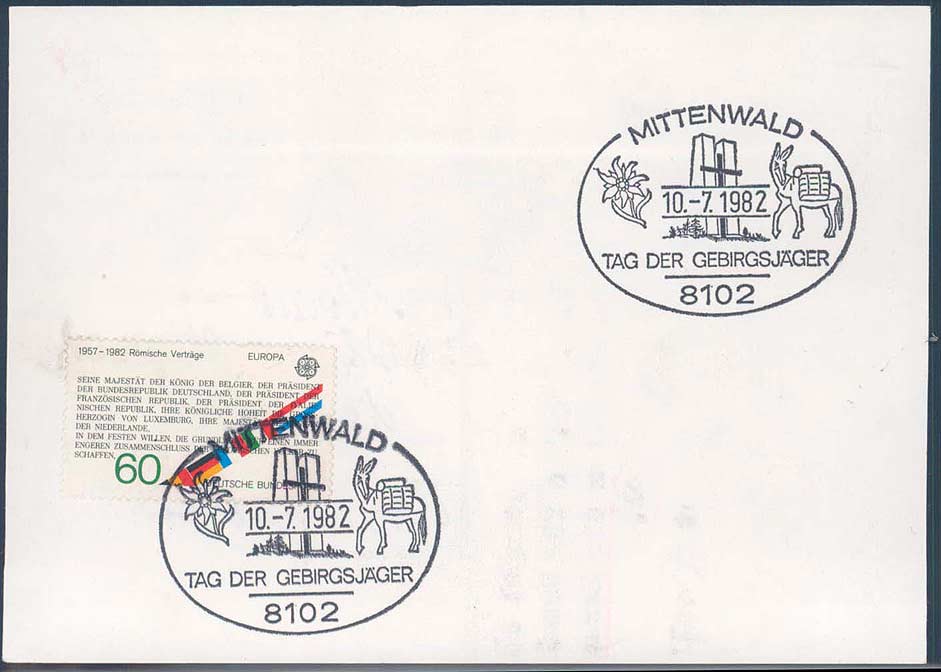 Beleg Bundesrepublik Deutschland, , .  Motiv: Militaer, Bundeswehr.  ...