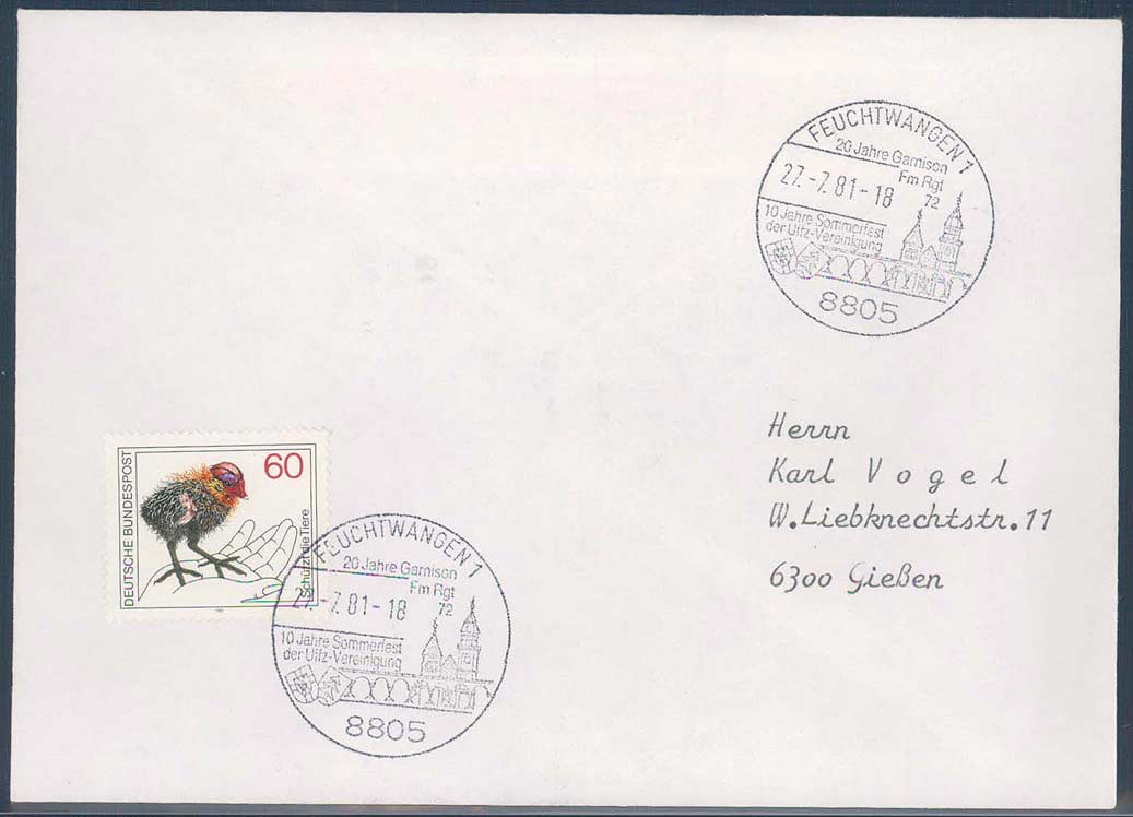 Beleg Bundesrepublik Deutschland, , .  Motiv: Militaer, Bundeswehr.  ...