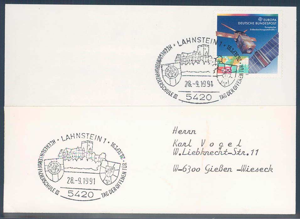 Beleg Bundesrepublik Deutschland, , .  Motiv: Militaer, Bundeswehr.  ...