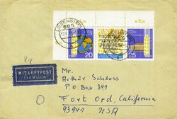 1380: German Democratic Republic - Se-tenant prints