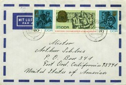 1380: German Democratic Republic - Se-tenant prints