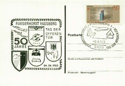 Beleg Bundesrepublik Deutschland, , .  Motiv: Luftfahrt,Hubschrauber ...