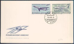 Beleg Tschechoslowakei, , Ersttagsbrief.  Motiv: Luftfahrt,Flugpost ...