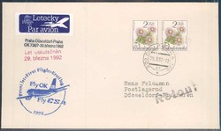 Beleg Tschechoslowakei, , Ersttagsbrief.  Motiv: Luftfahrt,Flugpost ...