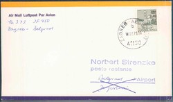 Beleg Jugoslawien, , Ersttagsbrief.  Motiv: Luftfahrt,Flugpost ...