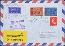 Beleg Niederlande, , Ersttagsbrief.  Motiv: Luftfahrt,Flugpost ...