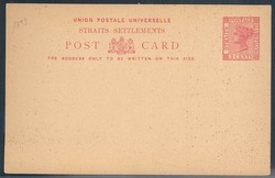 4240: Malaya Straits Settlements - Postal stationery