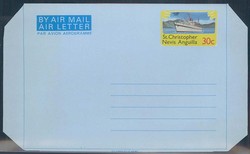 Ganzsache St. Christopher St. Kitts, .  Details und Erhaltung siehe ...