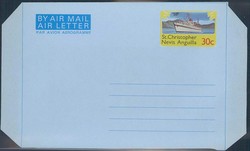 Ganzsache St. Christopher St. Kitts, .  Details und Erhaltung siehe ...