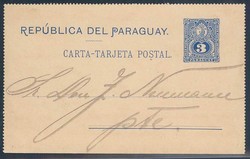 4905: Paraguay - Postal stationery