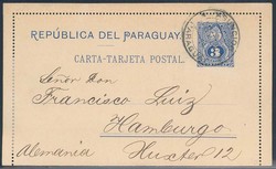 4905: Paraguay - Postal stationery