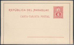 4905: Paraguay - Postal stationery