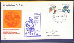 Lufthansa Erstflugbeleg 1974. Details siehe Abbildung.