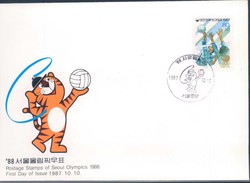 Beleg Korea Süd, , Ersttagsbrief.  Motiv: Sport u. Spiel,Olympische ...