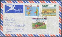 Beleg Malawi, , .  Details und Erhaltung siehe Abbildung. 