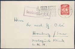 Beleg Saar, , Posthilfstellenstempel.  Details und Erhaltung siehe ...