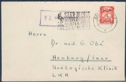 Beleg Saar, , Posthilfstellenstempel.  Details und Erhaltung siehe ...