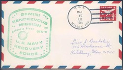 Beleg USA, , Erstflug.  Motiv: Weltraum,Raumfahrt,sonstige.  Details ...