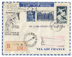 1948, Frankreich, Erinnerungsflug 20 Jahre Frankreich - Südamerika ...