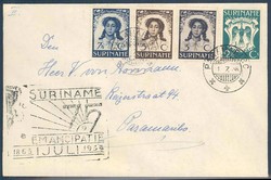 6130: Surinam - Cancellations and seals