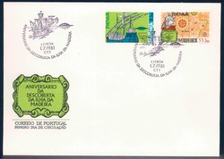 Beleg Portugal, , Ersttagsbrief.  Motiv: Schiffe allgemein.  Details ...