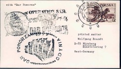 Beleg Polen, , .  Motiv: Sport u. Spiel, Wassersport, Segeln.  ...