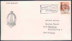 Beleg Dänemark, , .  Motiv: Sport u. Spiel, Wassersport, Segeln.  ...