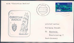 Beleg Norwegen, , .  Motiv: Sport u. Spiel, Wassersport, Segeln.  ...