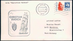 Beleg Norwegen, , .  Motiv: Sport u. Spiel, Wassersport, Segeln.  ...