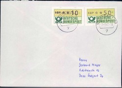 1420: German Federal Republic - ATM/Frama labels