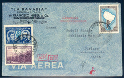 Beleg Argentinien, , Zensur.  Details und Erhaltung siehe Abbildung. 