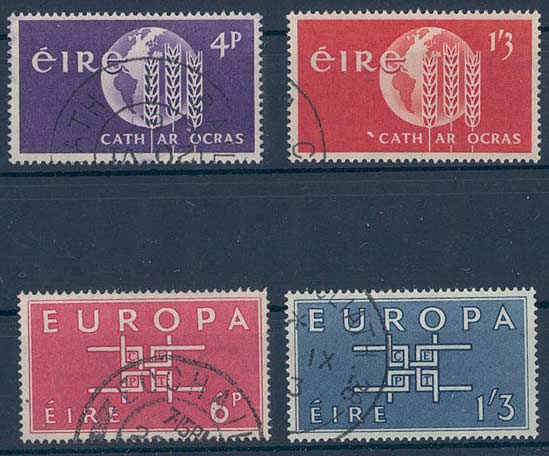 Irland. Zähnung und Stempel siehe Abbildung.