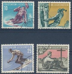 Liechtenstein. Zähnung und Stempel siehe Abbildung.
