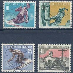 Liechtenstein. Zähnung und Stempel siehe Abbildung.
