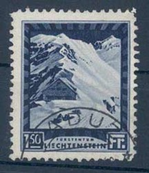 Liechtenstein. Zähnung und Stempel siehe Abbildung.