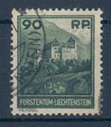 Liechtenstein. Zähnung und Stempel siehe Abbildung.