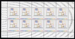 Bundesrepublik Deutschland. 10er Bogen, postfrisch, Erhaltung und ...