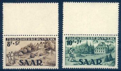 Saar postfrischErhaltung siehe Abbildung.