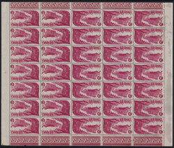 Sammlung bestehend aus 4 Bögen zu je 35 Werbevignetten der "Air ...