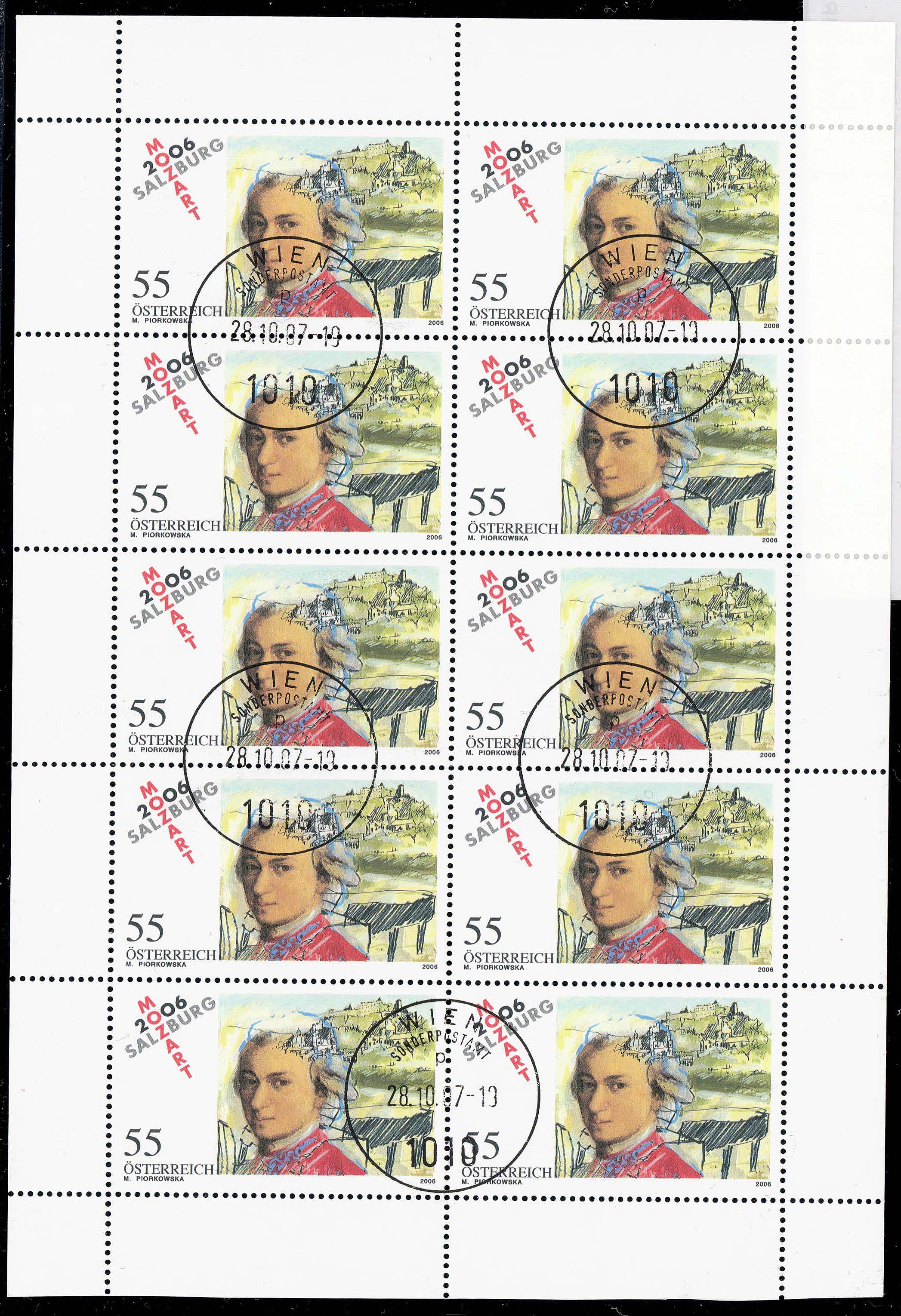 Österreich, gestempelt, Details siehe Abbildung.