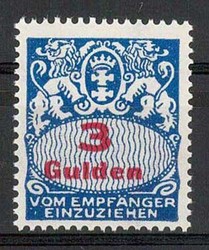 340: Danzig - Postage due stamps