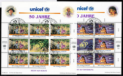 UNO Wien , gestempelt, Kleinbogen, Details siehe Abbildung.