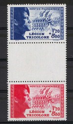 2565: France - Se-tenant prints