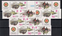 1380: German Democratic Republic - Se-tenant prints