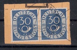 Bundesrepublik Deutschland, gestempelt, im Paar auf ...