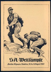 664014: Third Reich Propaganda, Special Postmarks, SA