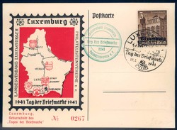 640: German Occupation World War II Luxembourg - Picture postcards